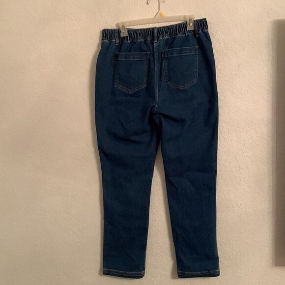 Knox Rose High-Rise Denim Dark Wash Size M/8 - Picture 2 of 13